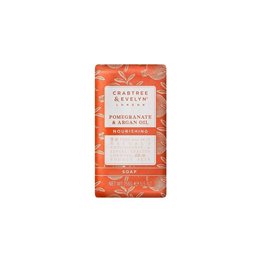 Crabtree & Evelyn, Pomegranate & Argan Oil, Nourishing, Soap Bar, 158 g - Teknashop Ltd