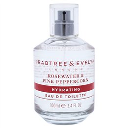 Crabtree & Evelyn, Rosewater & Pink Peppercorn, Eau De Toilette, For Women, 100 ml - Teknashop Ltd