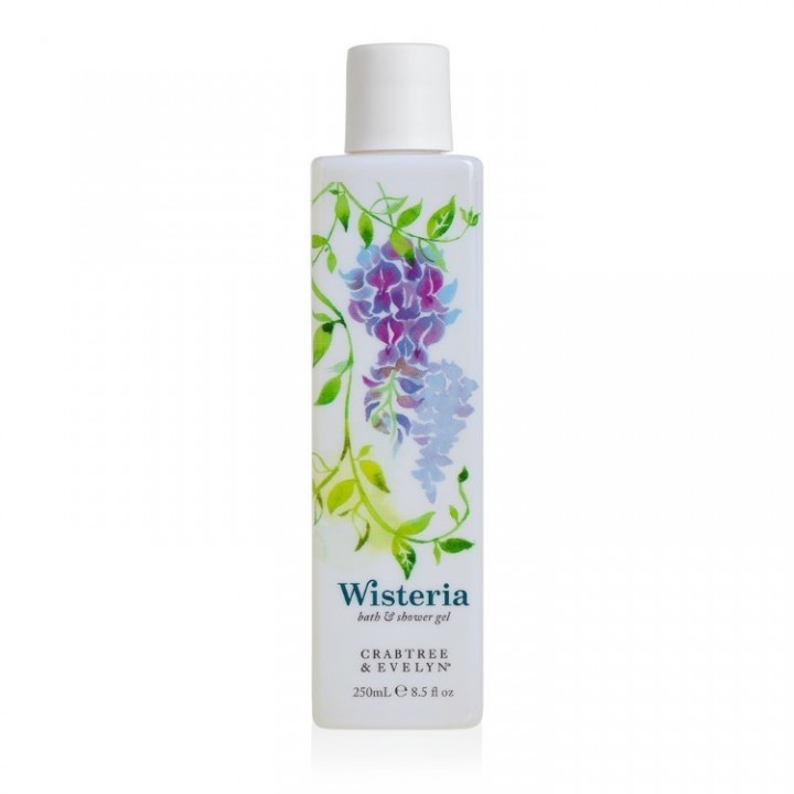 Crabtree & Evelyn, Wisteria, Cleansing, Shower Gel, For All Skin Types, 250 ml - Teknashop Ltd