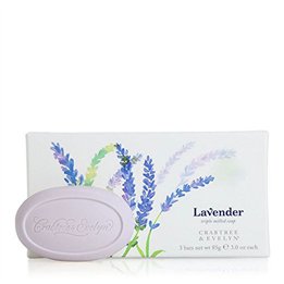 Set Trio, Crabtree & Evelyn, Lavander, Hydrating, Soap Bar, 3 pcs, 85 g - Teknashop Ltd