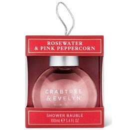 Crabtree & Evelyn, Rosewater & Pink Peppercorn, Shower Gel, For All Skin Types, 100 ml - Teknashop Ltd