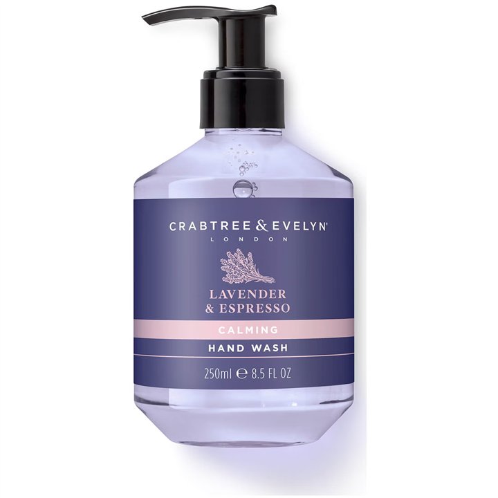 Crabtree & Evelyn, Lavender & Espresso, Calming, Liquid Soap, For Hands, 250 ml - Teknashop Ltd