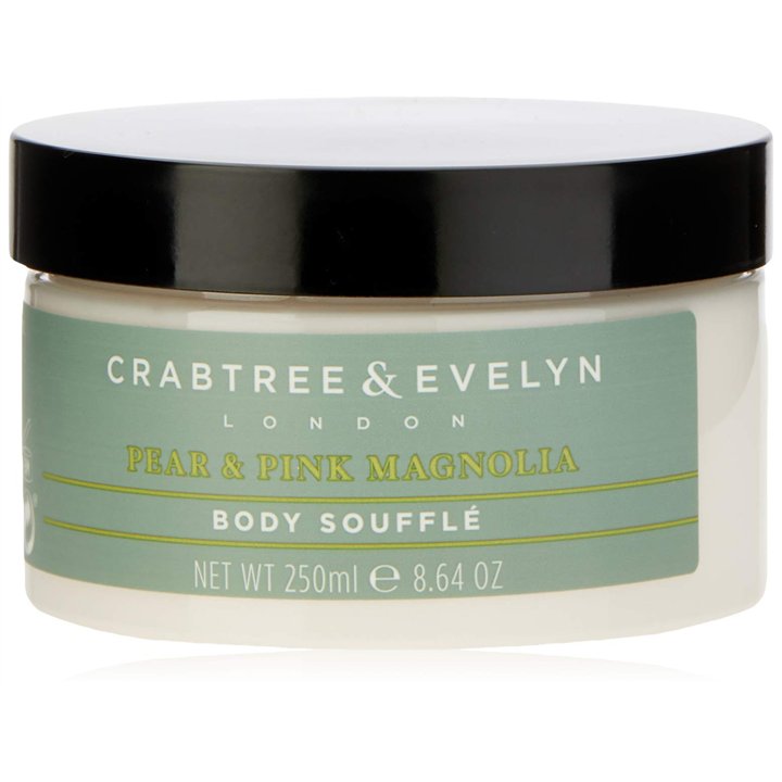 Crabtree & Evelyn, Pear & Pink Magnolia, Hydrating, Body Souffle, 250 g - Teknashop Ltd