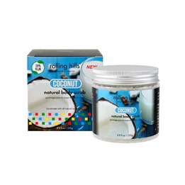 Rolling Hills, Coconut, Eliminates Impurities, Body Scrub, 250 g - Teknashop Ltd