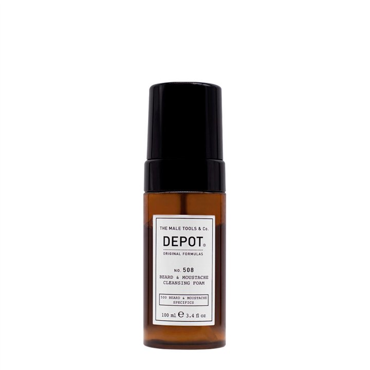 Depot, 500 Beard & Mustache Specifics No. 508, Beard Foam, For Cleansing, 100 ml - Teknashop Ltd
