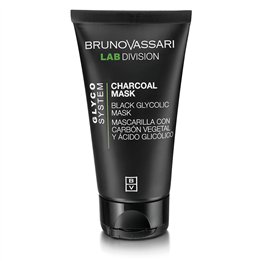 Bruno Vassari, Glyco System, Charcoal, Exfoliating, Cream Mask, For Face, 65 g *Tester - Teknashop Ltd