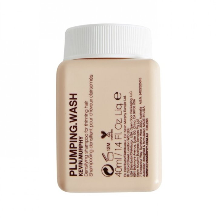 Kevin Murphy, Plumping Wash, Hair Shampoo, Redensifying, 40 ml - Teknashop Ltd
