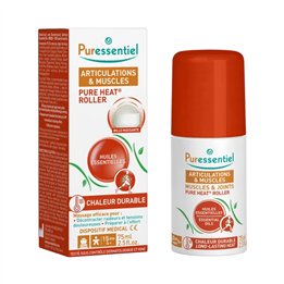 Puressentiel, Pure Heat, Essential Oils, Roll-On Body Oil, For Articulations & Muscles, 75 ml - Teknashop Ltd