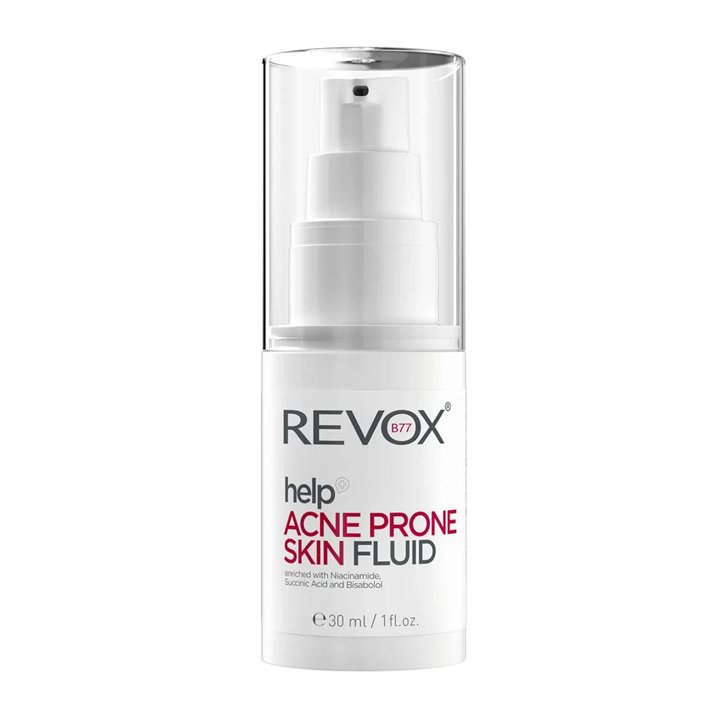 Revox B77, Help, Anti-Acnee, Fluid, For Face, 30 ml - Teknashop Ltd