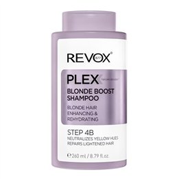 Revox B77, Plex Step 4B, Hair Shampoo, For Neutralisation Of Yellow Tones, 260 ml - Teknashop Ltd