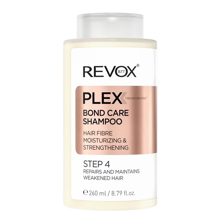 Revox B77, Plex Bond Step 4, Hair Shampoo, For Strengthening, 260 ml - Teknashop Ltd