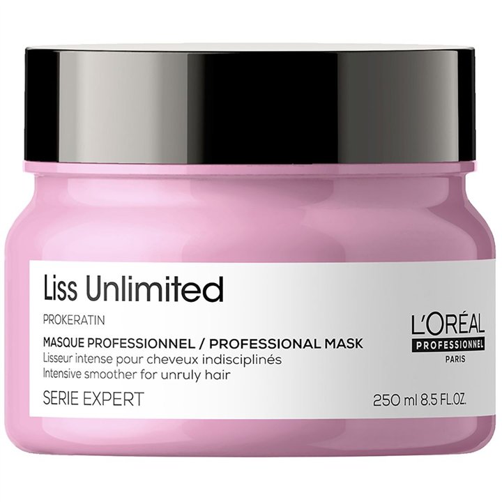 L'Oreal Professionnel, Serie Expert Liss Unlimited, Hair Treatment Cream Mask, For Smoothening, 250 ml - Teknashop Ltd
