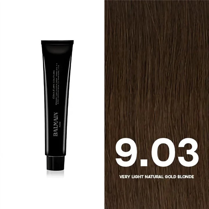 Balmain Professionnel, Couleurs Couture, Permanent Hair Dye, 9.03 Very Light Natural Gold Blonde, 60 ml - Teknashop Ltd