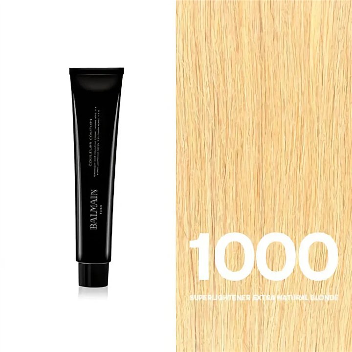 Balmain Professionnel, Couleurs Couture, Permanent Hair Dye, 1000 Superlightener Extra Natural Blonde, 60 ml - Teknashop Ltd