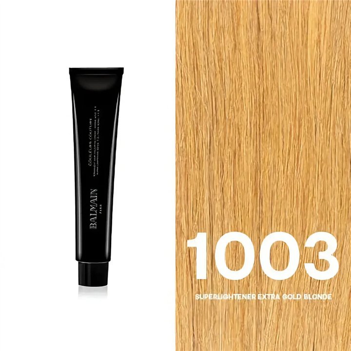 Balmain Professionnel, Couleurs Couture, Permanent Hair Dye, 1003 Superlightener Extra Gold Blonde, 60 ml - Teknashop Ltd