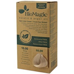 Biomagic, Biomagic, Keratin & Argan Oil, Permanent Hair Dye, 10.00 , 250 ml *Tester - Teknashop Ltd