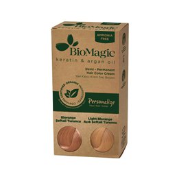 Biomagic, Biomagic, Keratin & Argan Oil, Demi-Permanent Hair Dye,  Blorange, 250 ml *Tester - Teknashop Ltd