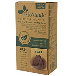 Biomagic, Biomagic, Keratin & Argan Oil, Permanent Hair Dye, 88.21 , 250 ml *Tester - Teknashop Ltd