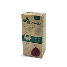 Biomagic, Biomagic, Keratin & Argan Oil, Permanent Hair Dye, 4.58 , 250 ml *Tester - Teknashop Ltd