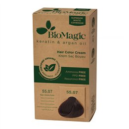Biomagic, Biomagic, Keratin & Argan Oil, Permanent Hair Dye, 55.07 , 250 ml *Tester - Teknashop Ltd