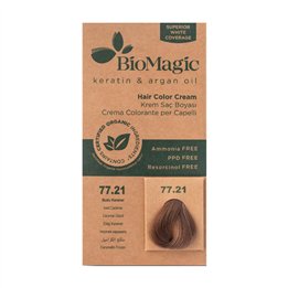 Biomagic, Biomagic, Keratin & Argan Oil, Permanent Hair Dye, 77.21 , 250 ml *Tester - Teknashop Ltd