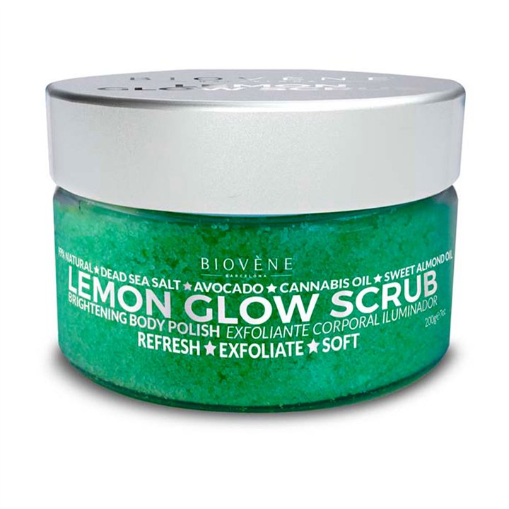 Biovene, Glow, Lemon, Brightening, Body Scrub, 200 g *Tester - Teknashop Ltd