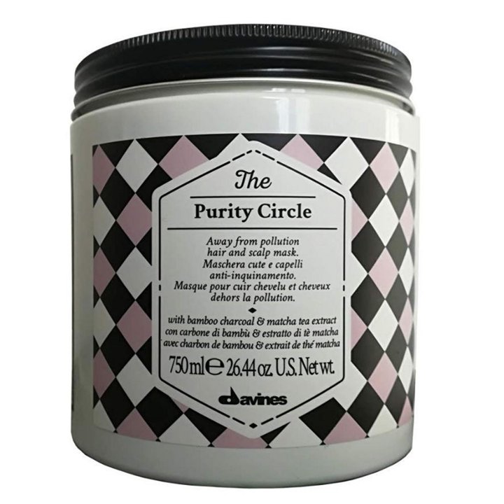 Davines, The Purity Circle, Scalp Treatment Cream Mask, Detoxification, 750 ml - Teknashop Ltd