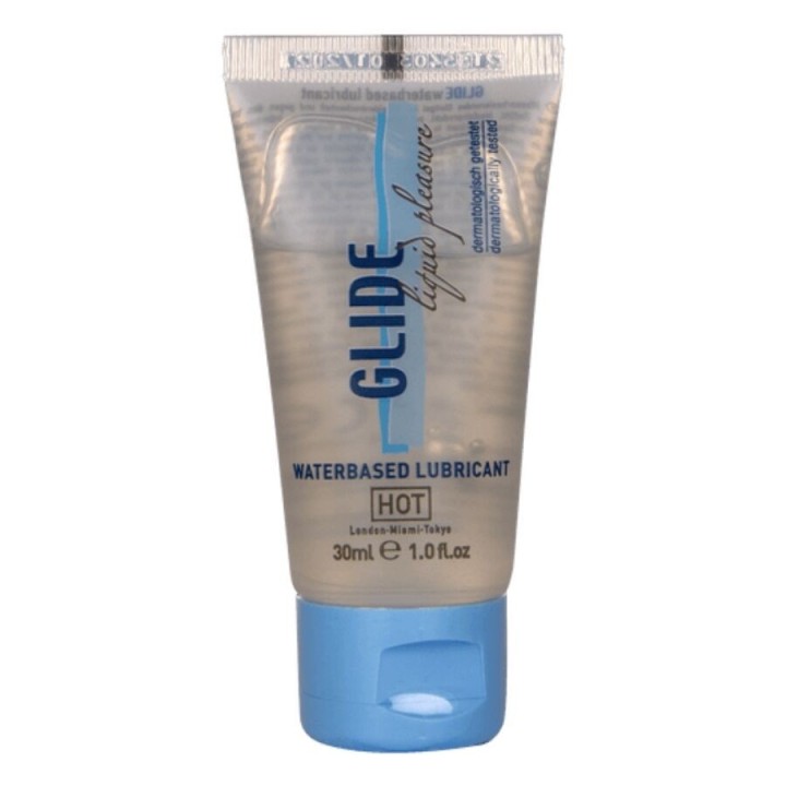 HOT - GLIDE LIQUID PLEASURE WATERBASED LUBRICANT 30 ML - D-245254 - Teknashop Ltd