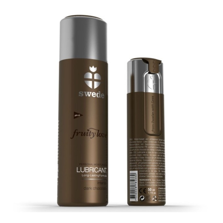 SWEDE - FRUITY LOVE LUBRICANT DARK CHOCOLATE 100 ML - D-210380 - Teknashop Ltd