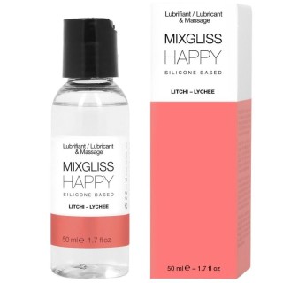 MIXGLISS - HAPPY LITCHI SILICONE LUBRICANT 50 ML - D-216611 - Teknashop Ltd