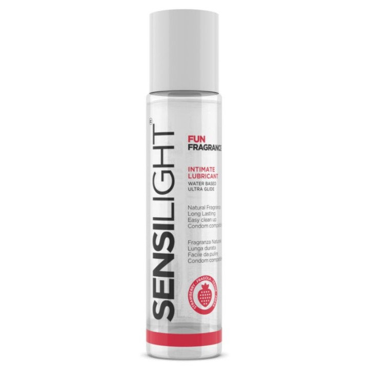 INTIMATELINE - SENSILIGHT WATER BASED LUBRICANT STRAWBERRY 60 ML - D-232774 - Teknashop Ltd