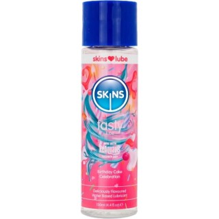 SKINS - TASTY WATER-BASED LUBRICANT BIRTHDAY CAKE 130 ML - D-244893 - Teknashop Ltd