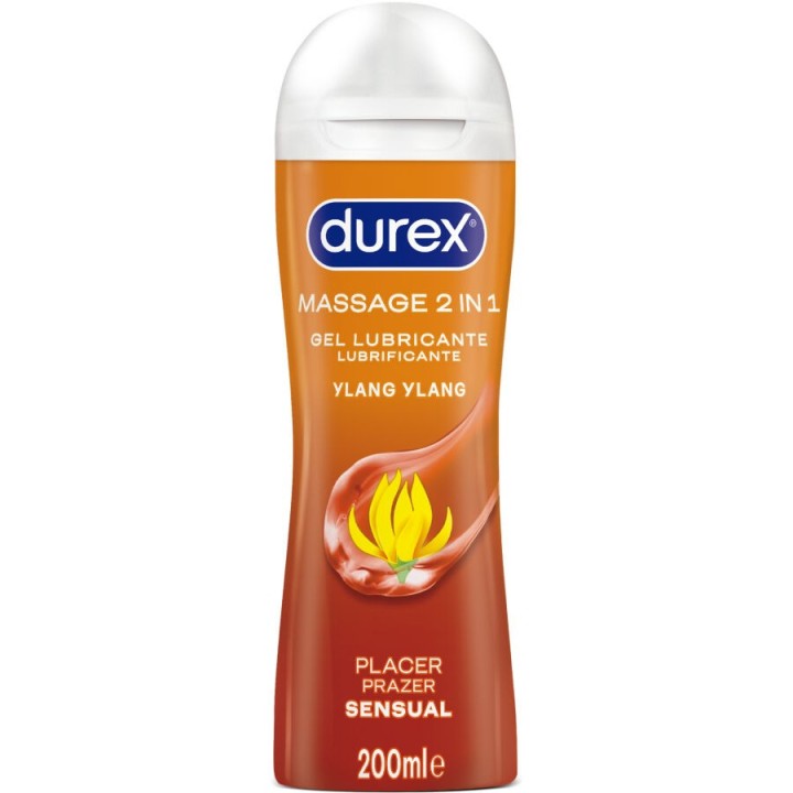 DUREX - YLANG YLANG SENSUAL MASSAGE LUBRICANT GEL 200 ML - D-194246 - Teknashop Ltd