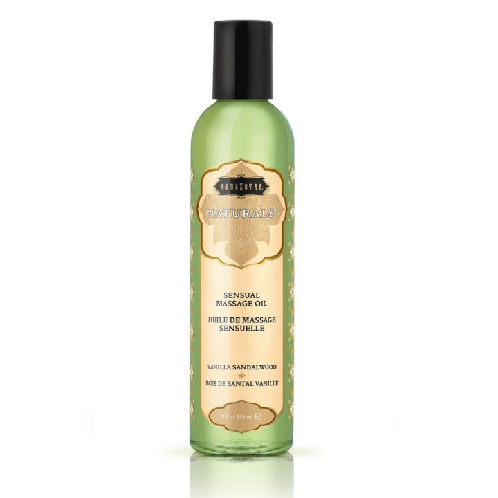 KAMASUTRA - VANILLA MASSAGE OIL WITH SANDALWOOD 236ML - D-212651 - Teknashop Ltd