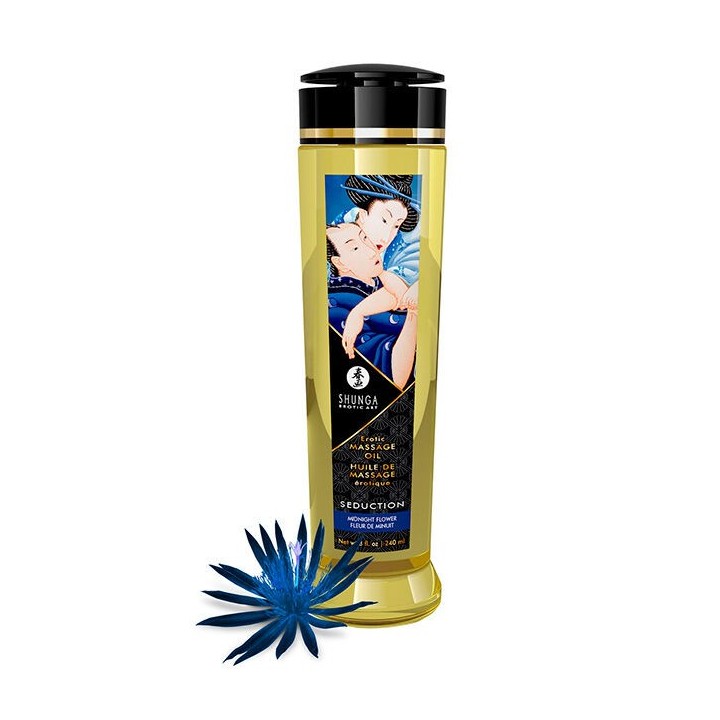 SHUNGA - SEDUCTION EROTIC MASSAGE OIL 240 ML - D-224033 - Teknashop Ltd