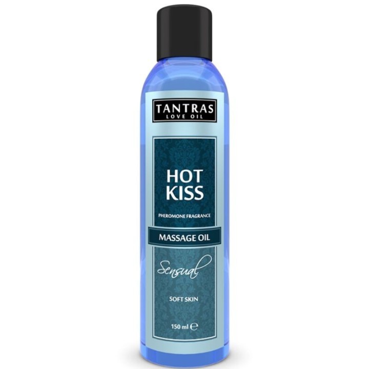 INTIMATELINE - TANTRAS LOVE OIL HOT KISS MASSAGE OIL 150 ML - D-230924 - Teknashop Ltd