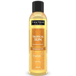 INTIMATELINE - TANTRAS LOVE OIL TROPICAL SUN MASSAGE OIL 150 ML - D-230926 - Teknashop Ltd