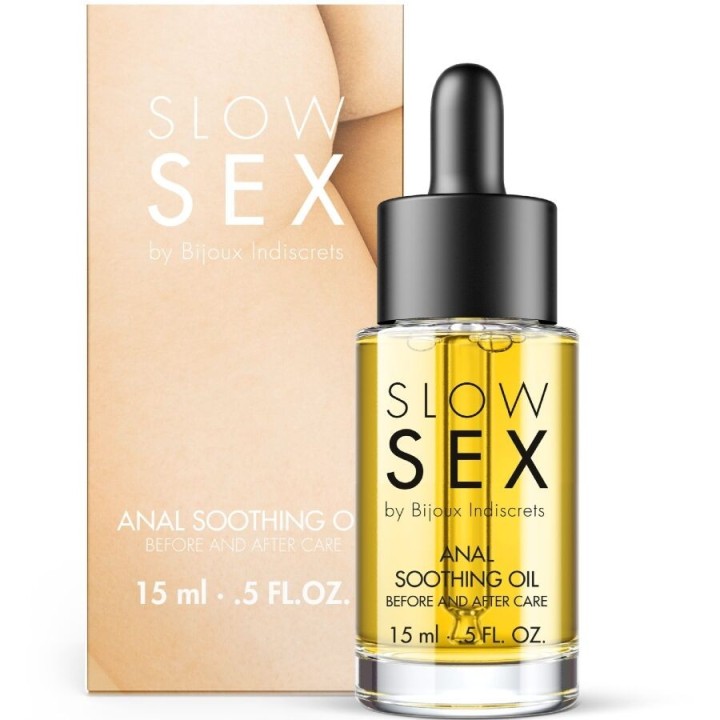 BIJOUX INDISCRETS - SLOW SEX SOOTHING ANAL OIL 15 ML - D-244853 - Teknashop Ltd