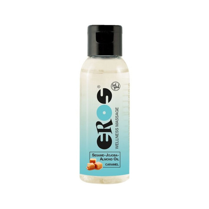 EROS - WELLNESS MASSAGE OIL CARAMEL 50 ML - D-221686 - Teknashop Ltd