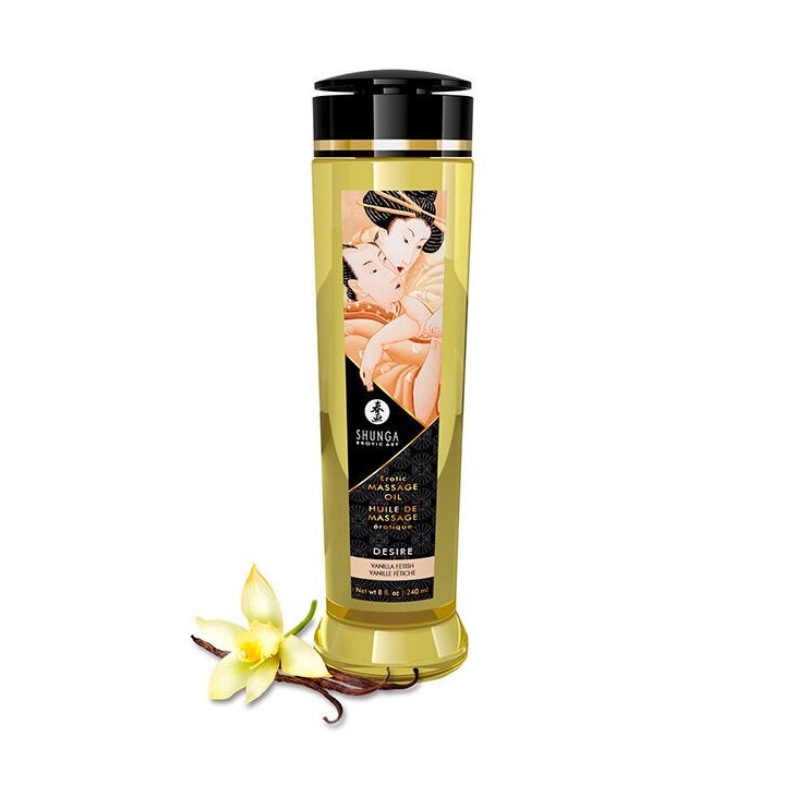 SHUNGA - DESIRE EROTIC MASSAGE OIL 240 ML - D-224031 - Teknashop Ltd