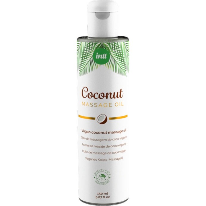INTT - SWEET VEGAN MASSAGE OIL WITH RELAXING COCONUT FLAVORED - D-234932 - Teknashop Ltd