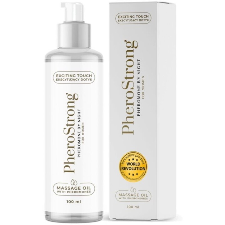 PHEROSTRONG - MASSAGE OIL BY NIGHT FOR WOMEN 100 ML - D-240076 - Teknashop Ltd