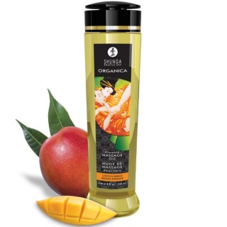 SHUNGA - ORGANIC MASSAGE OIL MANGO 240 ML - D-242261 - Teknashop Ltd