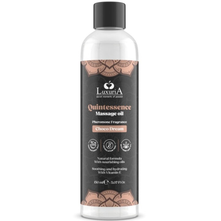 INTIMATELINE LUXURIA - MASSAGE OIL CHOCOLATE 150 ML - D-242266 - Teknashop Ltd