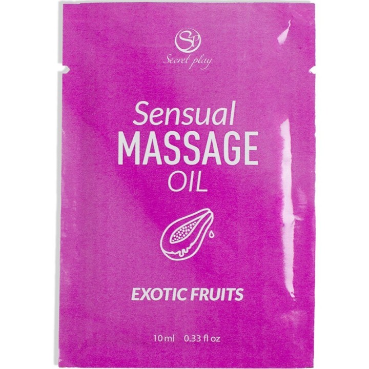 SECRETPLAY - SINGLE-DOSE EXOTIC FRUITS MASSAGE OIL 10 ML - D-244490 - Teknashop Ltd