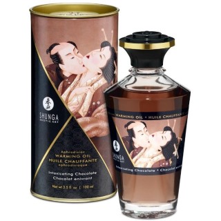 SHUNGA - MASSAGE OIL WITH HEAT EFFECT INTENSE CHOCOLATE FLAVOR 100 ML - D-213465 - Teknashop Ltd