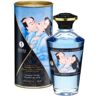 SHUNGA - COCONUT FLAVOR HEAT EFFECT MASSAGE OIL 100 ML - D-213466 - Teknashop Ltd
