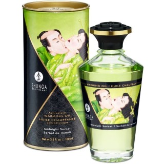SHUNGA - MASSAGE OIL WITH HEAT EFFECT MIDNIGHT SORBT FLAVOR 100 ML - D-213469 - Teknashop Ltd