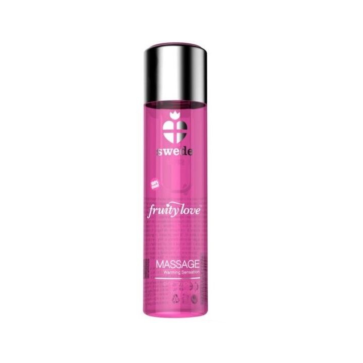SWEDE - FRUITY LOVE WARMING EFFECT MASSAGE OIL PINK GRAPEFRUIT WITH MANGO 60 ML - D-227012 - Teknashop Ltd