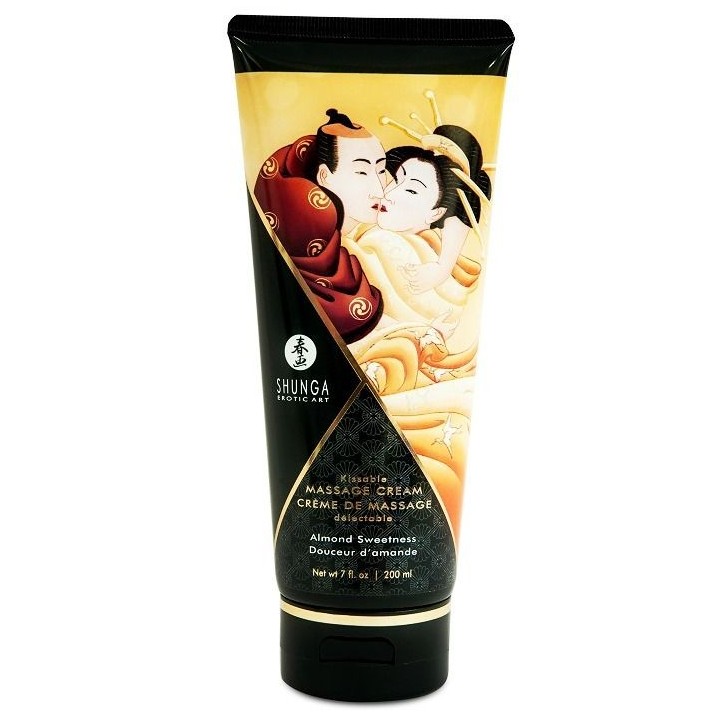 SHUNGA - SWEET ALMOND MASSAGE CREAM 200 ML - D-205879 - Teknashop Ltd